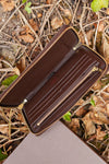 LOUIS VUITTON Grande Zip Around Wallet Damier Ebene