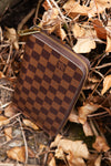 LOUIS VUITTON Grande Zip Around Wallet Damier Ebene