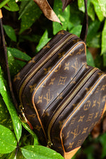 LOUIS VUITTON Amazone Monogram Bag Canvas