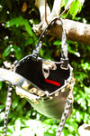 VALENTINO Rockstud Flip Lock Bucket Bag Black