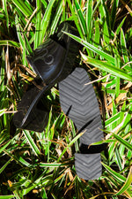 GUCCI Rubber Slide Sandals Black