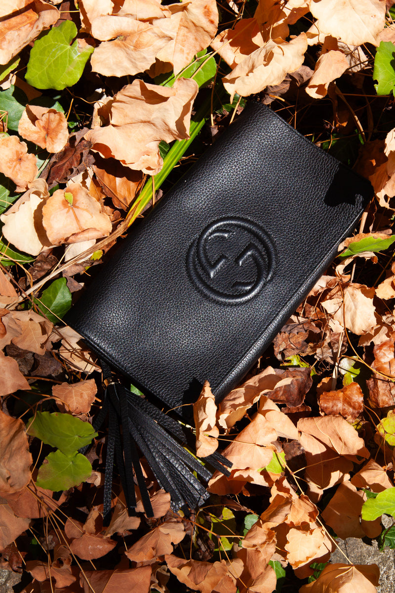 GUCCI Soho Clutch Black