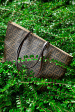 FENDI Zucca Print Tote Bag Canvas