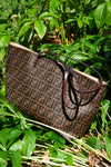 FENDI Zucca Print Tote Bag Canvas