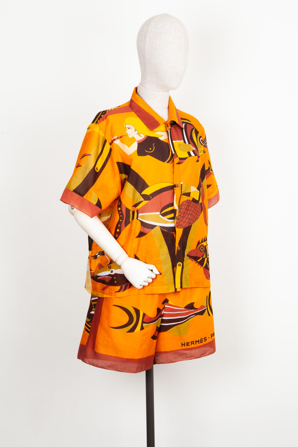 REAWAKE ATELIER Hermès Two Piece Cotton Pareo