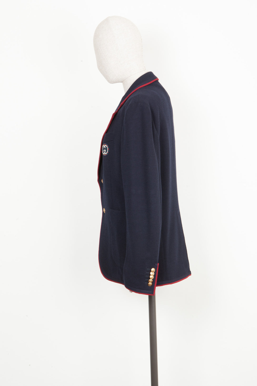 GUCCI Knit Jacket Blue