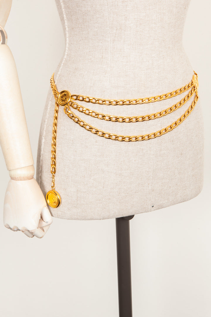 CHANEL Ceinture Chaîne Or