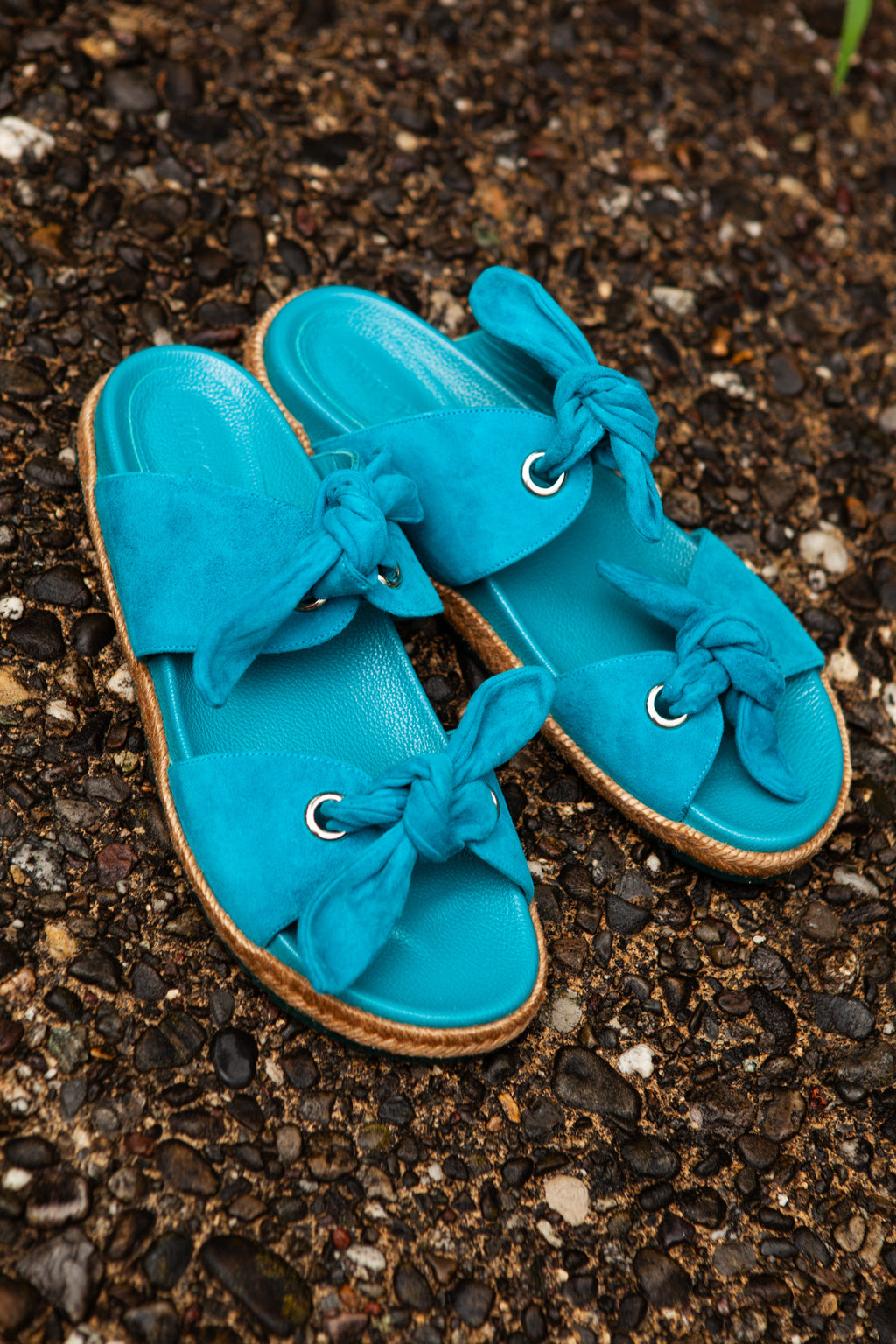 JIMMY CHOO Nixon Flats Blue
