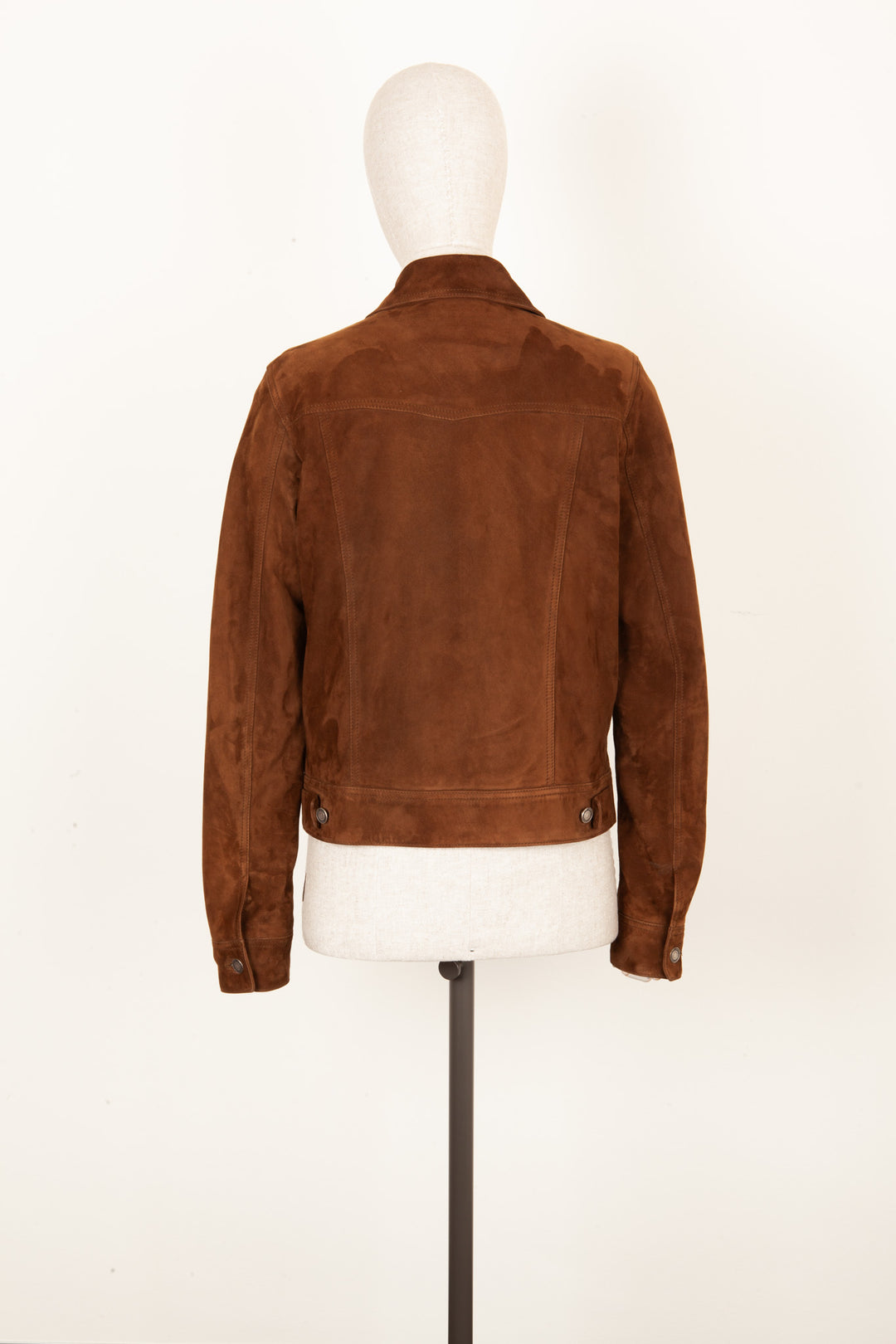 SAINT LAURENT Men's Jacket Suede Brown