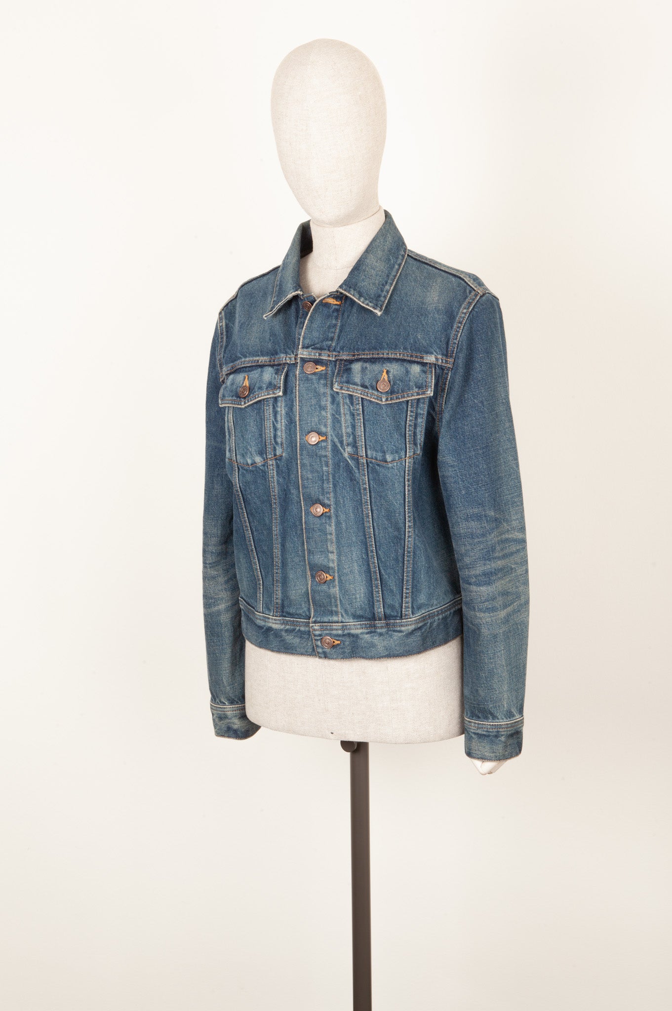 CELINE Men's Denim Logo Jacket – REAWAKE