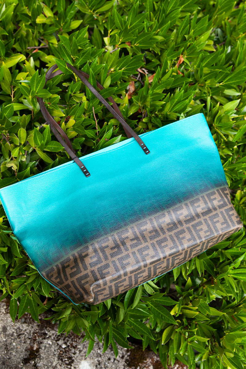 FENDI Zucca Print Tote Bag Canvas