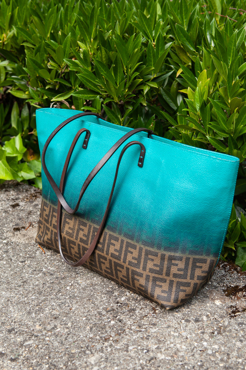 FENDI Zucca Print Tote Bag Canvas