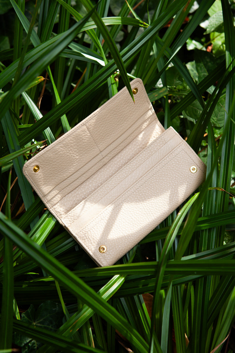 PRADA Long Wallet Beige