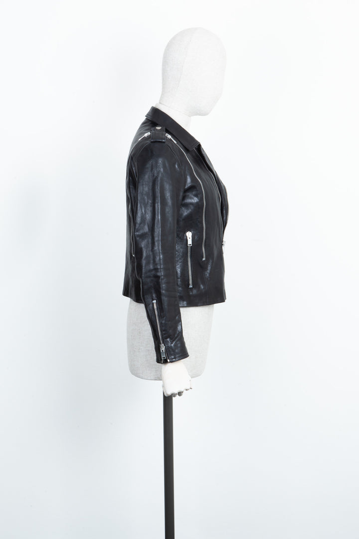 SAINT LAURENT Zip Leather Jacket