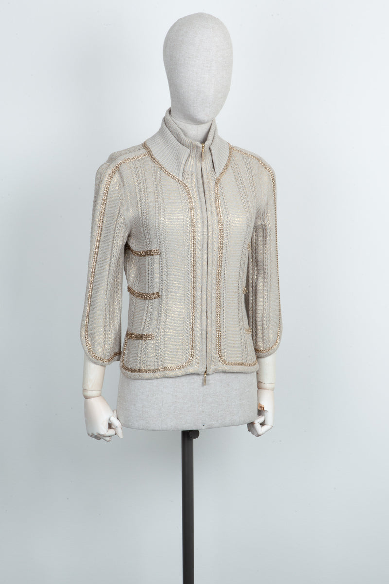 CHANEL Knit with Chains Gold 08 Printemps