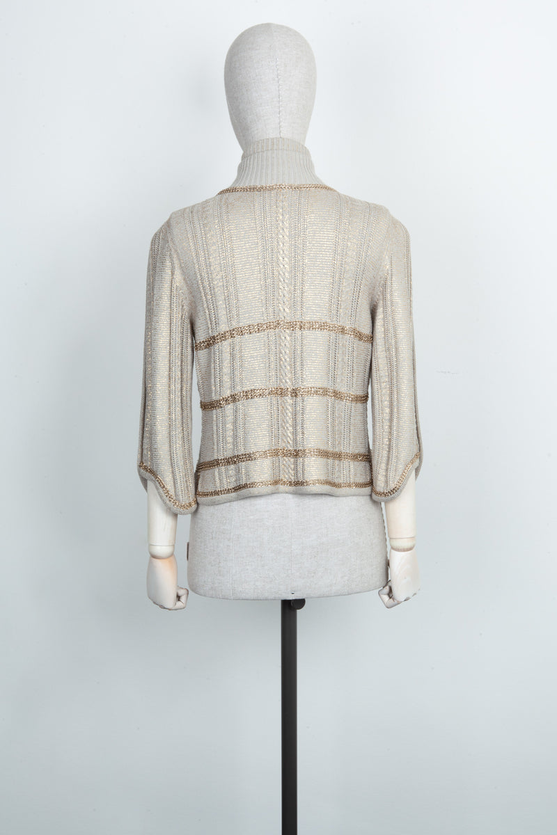 CHANEL Knit with Chains Gold 08 Printemps