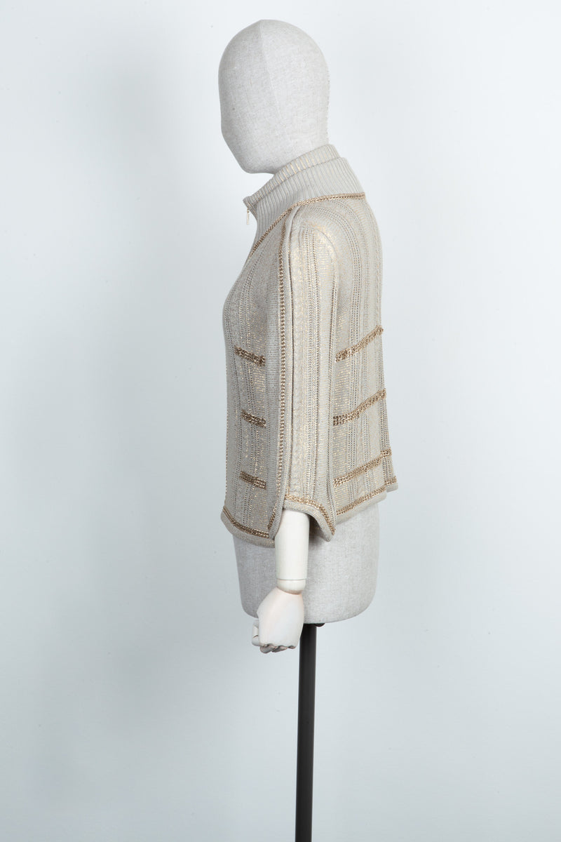 CHANEL Knit with Chains Gold 08 Printemps