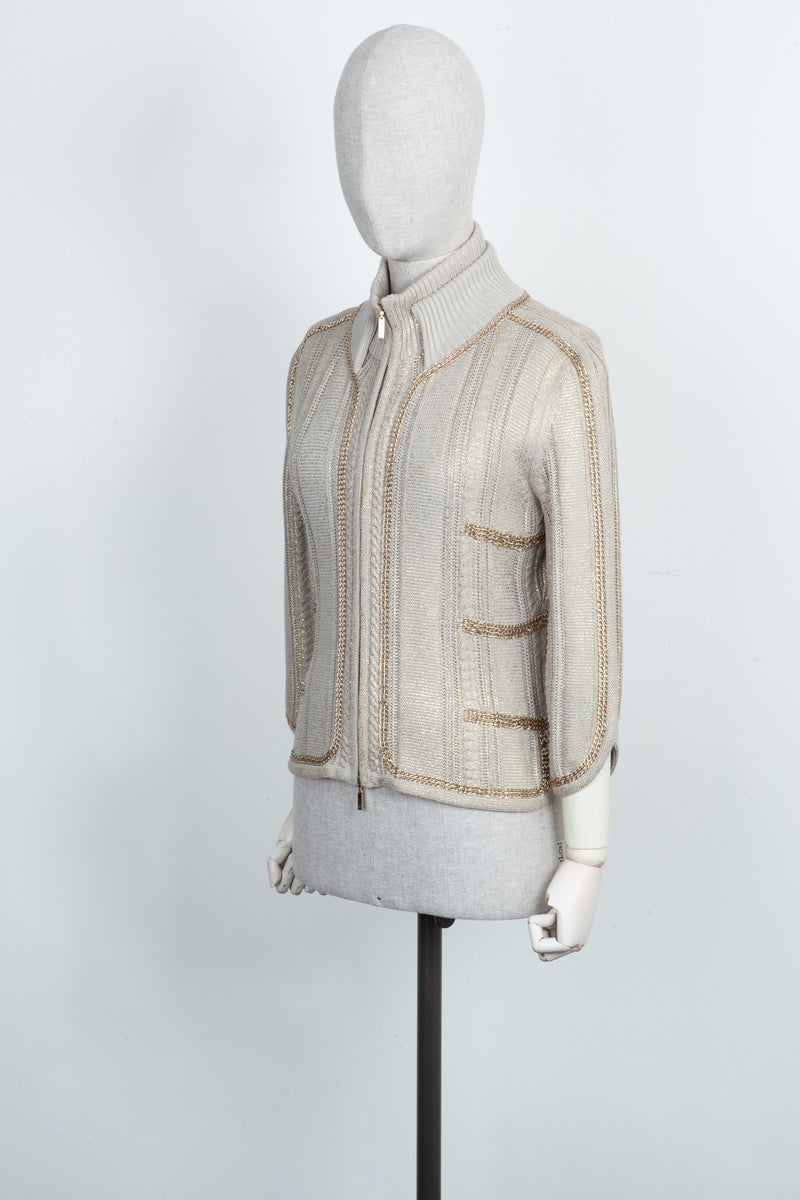 CHANEL Knit with Chains Gold 08 Printemps