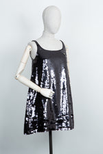 PRADA Dress Sequins Black
