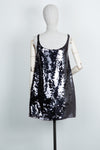 PRADA Dress Sequins Black