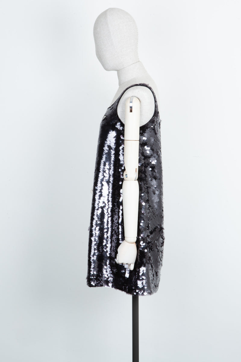 PRADA Dress Sequins Black