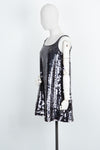 PRADA Dress Sequins Black
