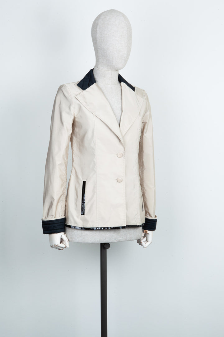 CHANEL Jacket Nylon Beige 00