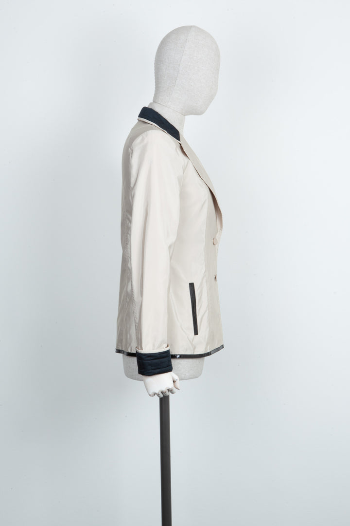 CHANEL Jacket Nylon Beige 00