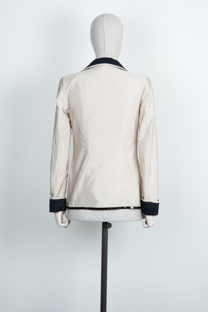 CHANEL Jacket Nylon Beige 00