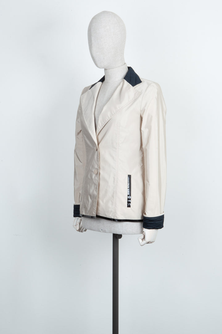 CHANEL Jacket Nylon Beige 00