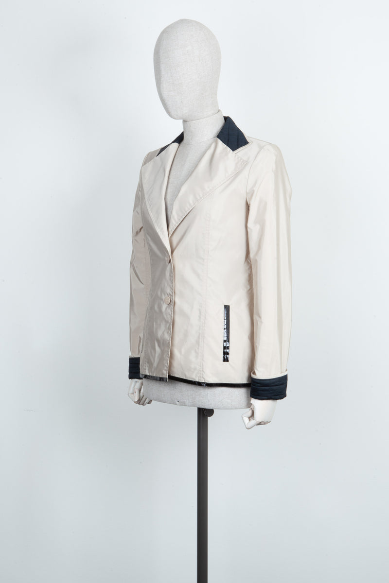 CHANEL Jacket Nylon Beige 00