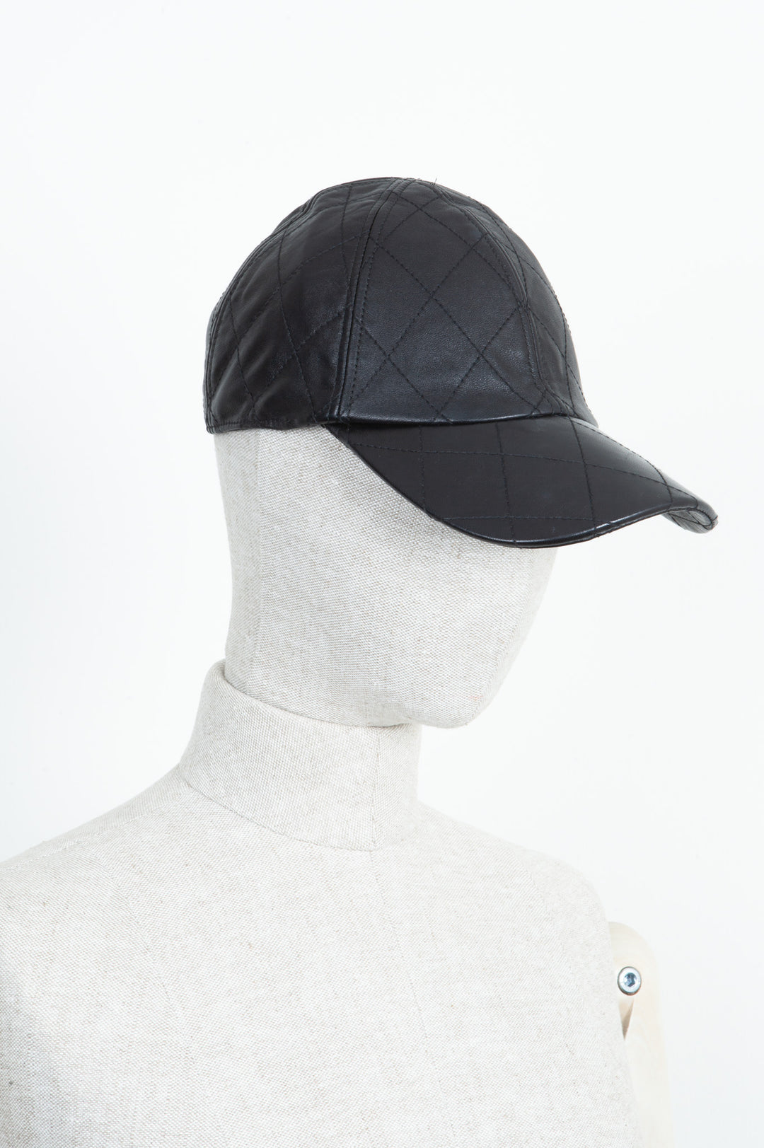 CHANEL Quilted Cap Leather