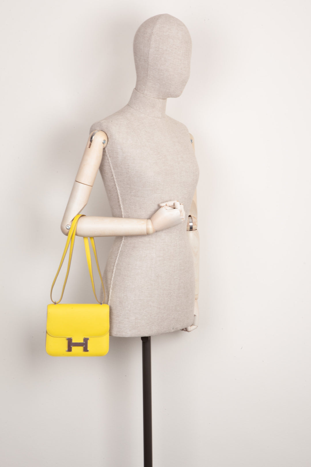 HERMÈS Mini Constance Sac Swift Lime