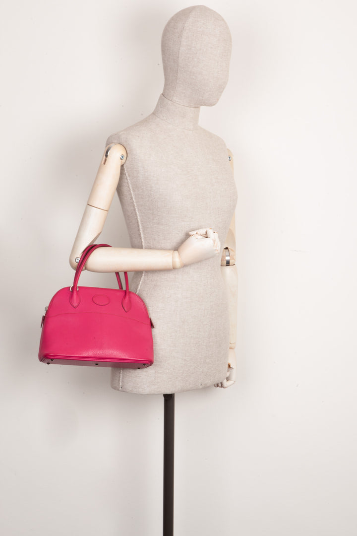 HERMÈS Bolide 27 Chevre Pink