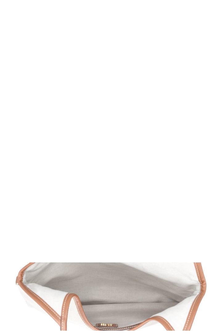 MIU MIU Ivy Shopper Canvas Brown