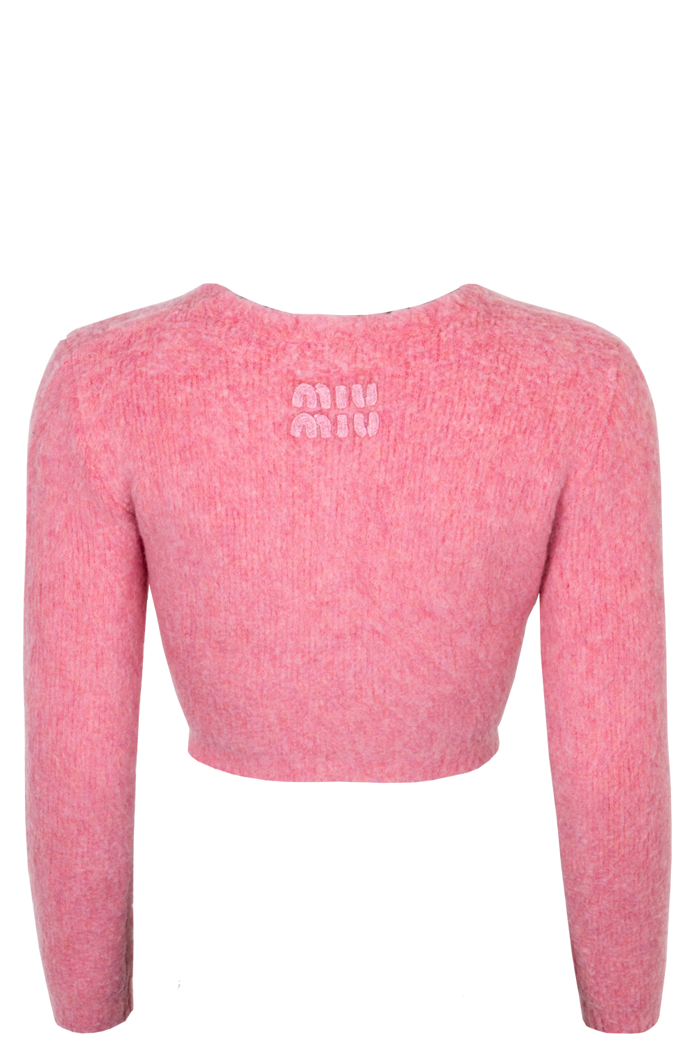 MIU MIU Cropped Knit Pink 2022 – REAWAKE MIU MIU Cropped Knit Pink 2022 – REAWAKE