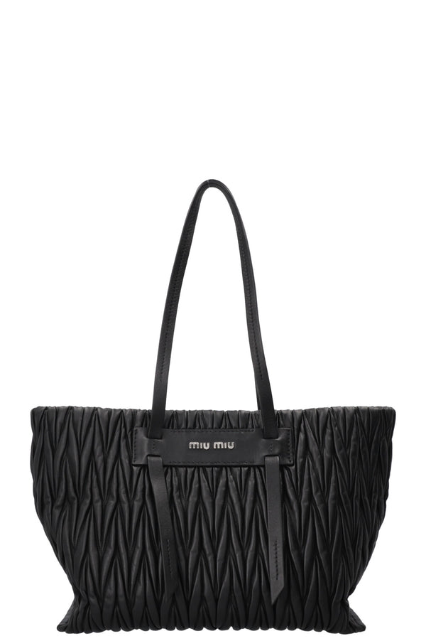 MIUMIU Matelassé Shoulder Bag Black