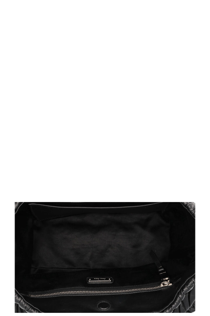 MIUMIU Matelassé Shoulder Bag Black