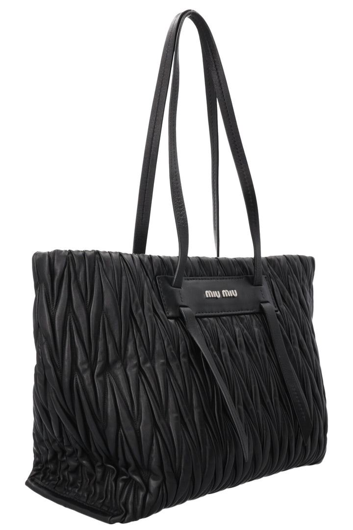 MIUMIU Matelassé Shoulder Bag Black