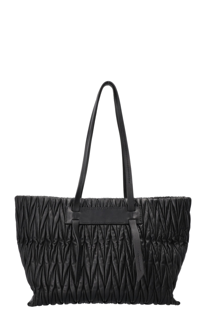 MIUMIU Matelassé Shoulder Bag Black