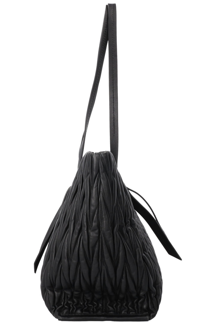 MIUMIU Matelassé Shoulder Bag Black