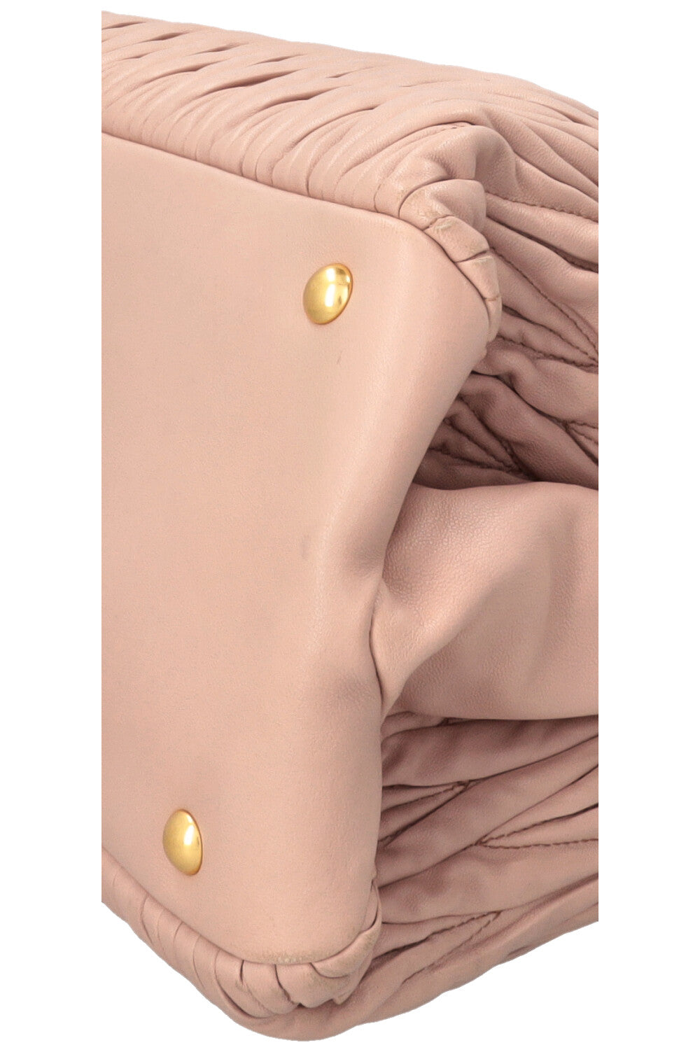 Sac cabas MIU MIU en cuir nappa matelassé rose
