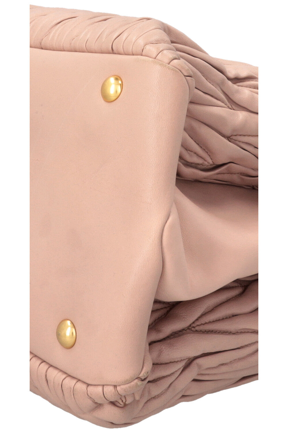 Sac cabas MIU MIU en cuir nappa matelassé rose