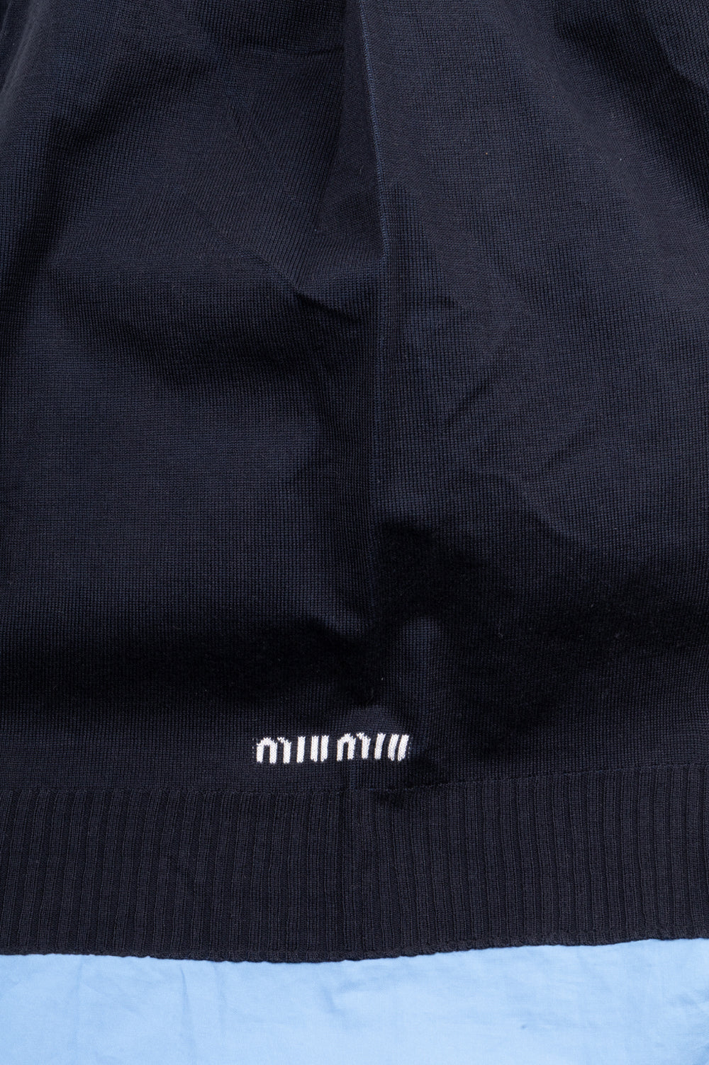 MIUMIU Pleated Skirt Navy