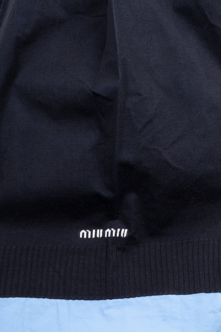 MIUMIU Pleated Skirt Navy