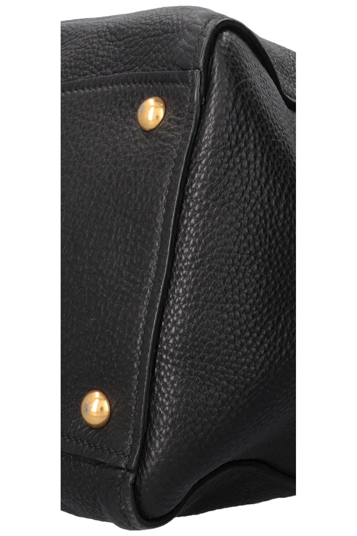 Sac cabas à clous MIU MIU en cuir noir