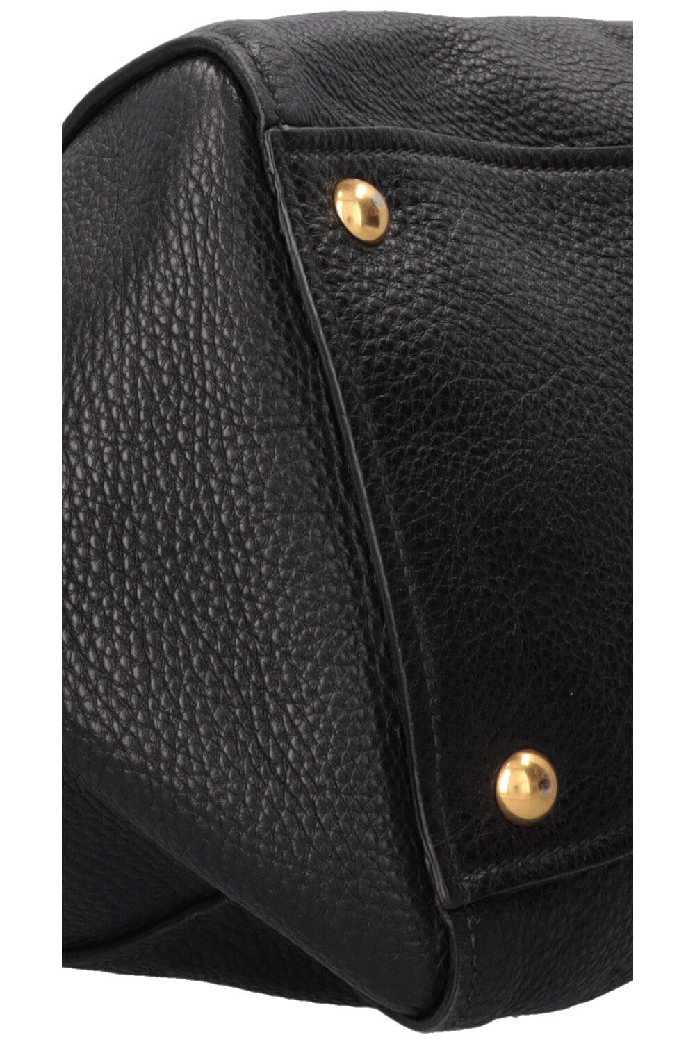 Sac cabas à clous MIU MIU en cuir noir