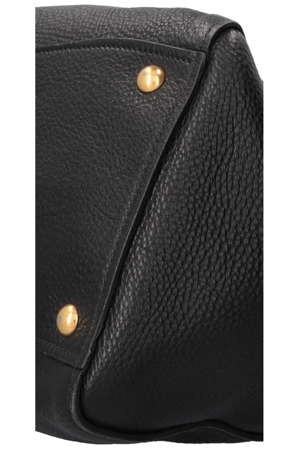 Sac cabas à clous MIU MIU en cuir noir