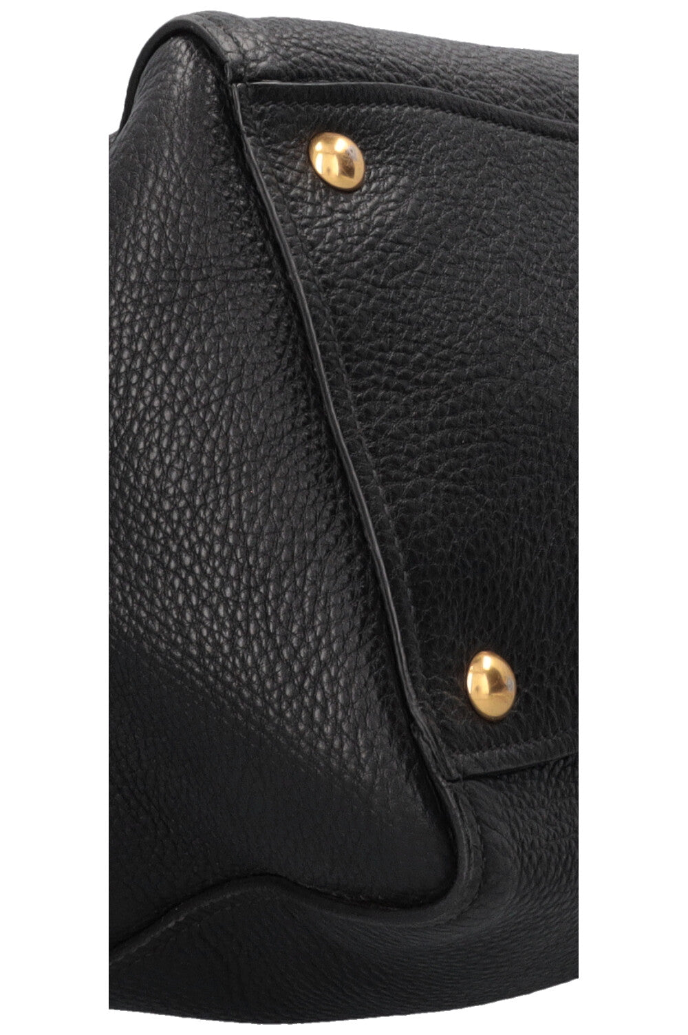 Sac cabas à clous MIU MIU en cuir noir