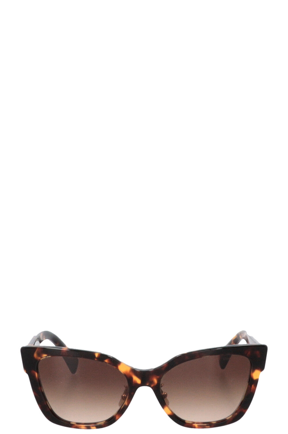 MIU MIU Lunettes de Soleil Marron Écaille de Tortue SMU02Z